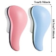 thumbnail image 3 of Cepillo desenredante, cepillos de pelo para mujer, cepillo desenredante para pelo rizado y grueso, 2 unidades, 3 of 8