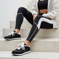 thumbnail image 4 of Cushionaire Kicks Fashion Sneakers for Women - Lightweight Non-Slip Lace Up Spring Shoes with Memory Foam Insole and Tread Outsole, 4 of 14