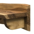 thumbnail image 3 of Alaterre Alpine Natural Live Edge Wood 36" Mantel Shelf, 3 of 7