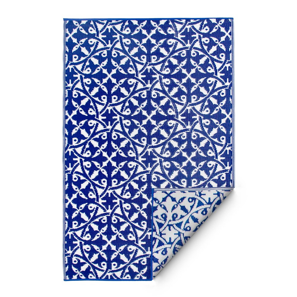 Fab Habitat Reversible Indoor Outdoor Weather Resistant Floor Mat/Rug