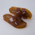 thumbnail image 5 of Cushionaire Palm Slides Jelly Sandals for Women, Shower Shoes for Beach, 5 of 12