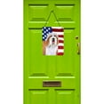 thumbnail image 2 of USA American Flag with Bearded Collie Wall or Door Hanging Prints, 2 of 2