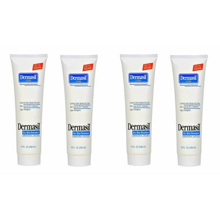 4 Dermasil Lotion Dry Skin Treatment Cream Original Hypo-Allergenic 10