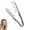 Gray, variant on Texture Comb – Volumizing Comb for Men & Women, Hair Texture Comb with Wide & Fine Teeth, Anti-Frizz Fluffy Styling Tool for All Hair Types(Black)