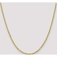 thumbnail image 2 of 10K Yellow Gold Jbsp's 2.5mm Diamond-Cut Rope Chain (20 X 2.5) Made In Peru 8003-20, 2 of 5
