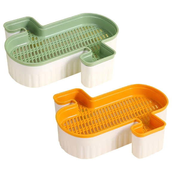 ACDANC 2 Pcs Cat Plants for Cats Indoor Balls Grass Planting Box