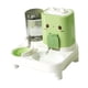 thumbnail image 3 of Dispensador automático de comida y agua para gatos, comedero para mascotas, artículos de viaje para el hogar, mascotas Verde, 3 of 9