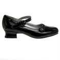 thumbnail image 2 of Josmo Toddler Girls Dress Shoes, Black Patent, 9, 2 of 7