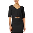 thumbnail image 1 of Rachel Roy Blusa de punto para mujer, negra, mediana, 1 of 2
