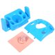 thumbnail image 5 of Contenedor multifuncional del soporte del soporte del cepillo de dientes del color del caramelo para el uso del baño azul, 5 of 8