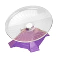 thumbnail image 4 of Rueda de hámster, jaula silenciosa, accesorios, erizos, animales pequeños, rueda de ejercicio Violeta, 4 of 8