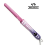Freegrass B1 Rotating Curling lron -Pink Sunset Smooth Handle,2024 Gift Choice Clear Comfort