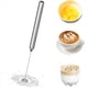 thumbnail image 2 of 3X Mini Batidora de Mano una Batería Máquina de Espuma Eléctrica para Café de Acero Inoxidable para Café, 2 of 5