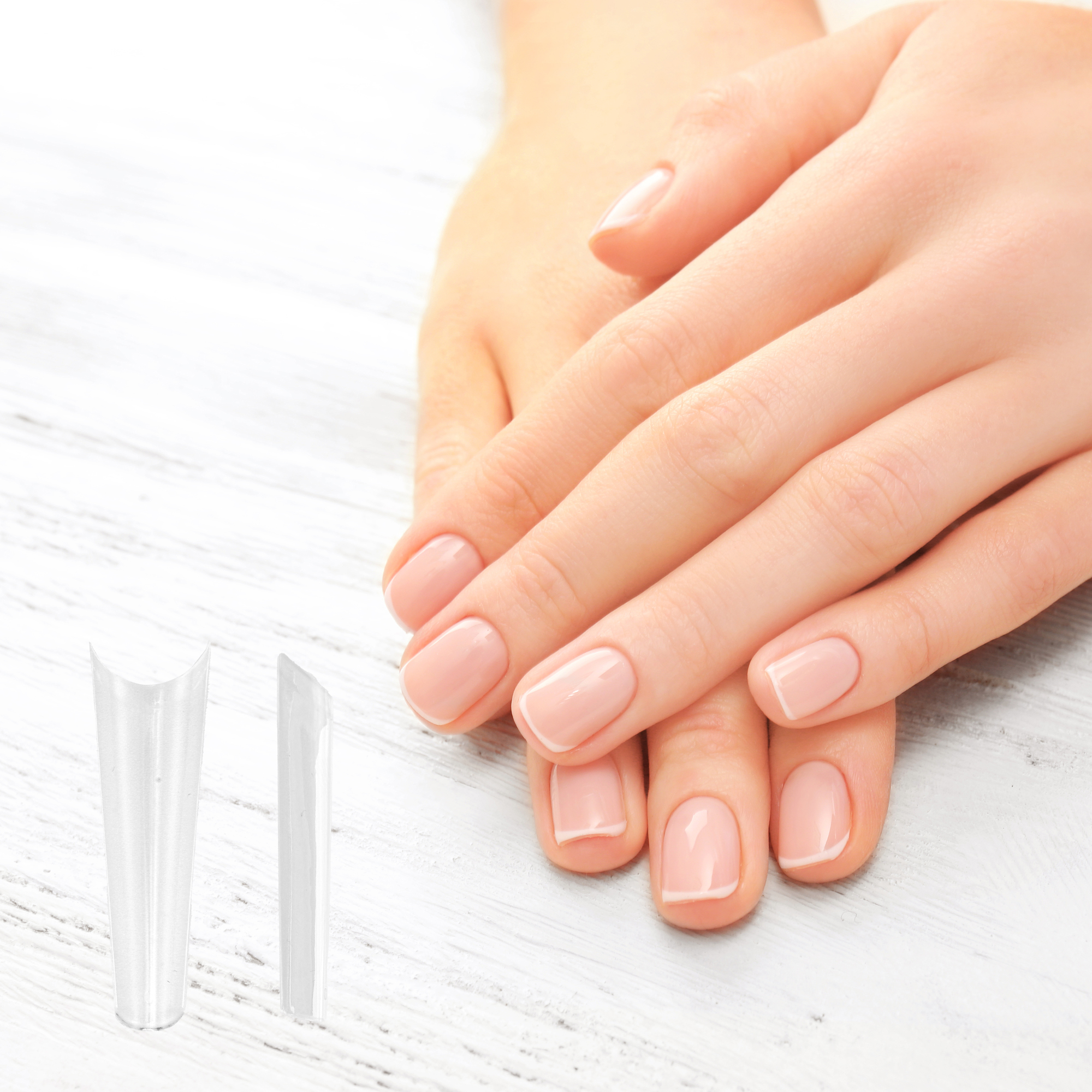 Unique Bargains Women's Plating Full Coverage Nail Kit Clear 1 Set