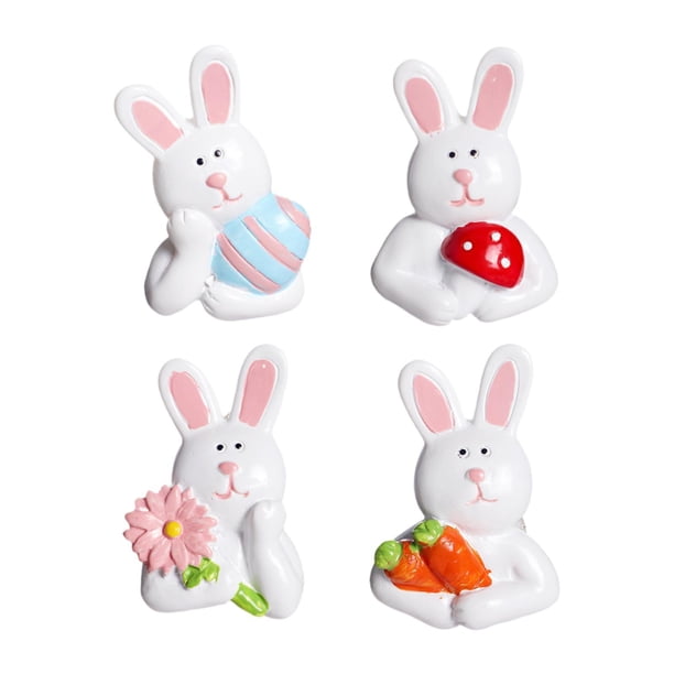 4 pegatinas para refrigerador con forma de huevo de Pascua, fáciles de instalar y quitar. Sosteniendo el huevo