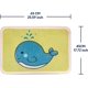 thumbnail image 2 of Alfombra De Baño De Dibujos Animados, Alfombra De Baño para Bañera, Ducha, Cuarto De Baño Y Puerta De Entrada, Lavar A Máquina/Secar (Ballena), 2 of 5