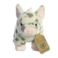 thumbnail image 2 of Aurora - Medium White Eco Nation - 10" Spotted Pig - Responsibly Made Stuffed Animal, 2 of 7