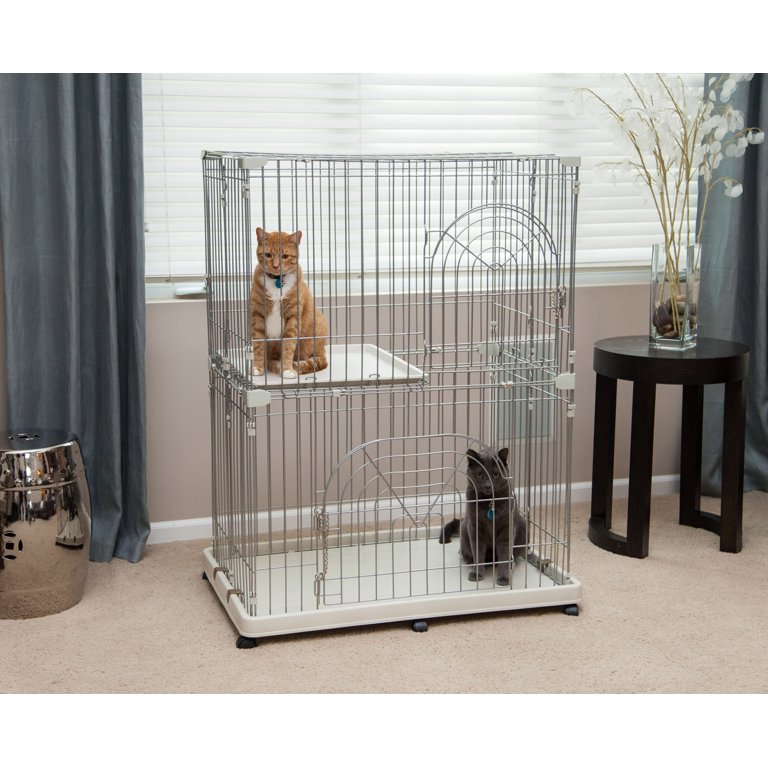 Iris 2 tier cheap cat cage