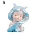 thumbnail image 2 of Cheers US Ocean Girl Ornament Unique Fashionable Multi-Purpose Mermaid Figurine,Gifts for Girls Room Shelf Resin Princess Statue Ornament Figurines Sculpture Angel Home, 2 of 2