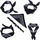 thumbnail image 2 of Pañuelos de algodón estilo hip hop, 12 unidades, colores variados, novedosos pañuelos callejeros, máscaras de vaquero, bufandas, diademas, de confianza y probados, 2 of 7