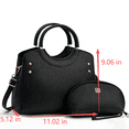 thumbnail image 4 of PORT&LOTUS Small Compact Leather Crossbody Bag Set for Women with Shoulder Strap Women's Top-handle Handbags with Adjustable Shoulder Strap, 4 of 5