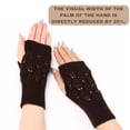 thumbnail image 4 of Guantes de invierno para mujer, guantes de punto sin dedos, guantes para pantalla táctil para escribir y conducir, 4 of 5
