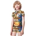 thumbnail image 2 of Goosebumps Boys 2-Piece Swimsuit Set, Short Sleeve Rash Guard & Swim Trunks, 2 of 7