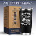 thumbnail image 5 of Guitar Gifts - Music Gifts - Music Gifts for Men,Guitar Gifts for Men - Gifts for Musicians,Musician Gifts - Christmas Gifts Men - Gifts for Guitar Lovers,Guitar Players,Guitarist - 20 Oz Tumbler, 5 of 6