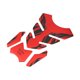 thumbnail image 1 of Moto Protector Pegatina 3D PVC Goma Protector Pegatina rojo, 1 of 1