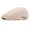 Beige, variant on Men's Linen Cotton Berets Hat Outdoor Travel Solid Color Hats Adjustable Caps