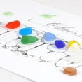 thumbnail image 2 of weibbin Wood Handmade Sea Glass Art Frame Cocktail Party Decor DIY for Bar Beach House Color, 2 of 7