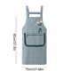 thumbnail image 3 of Delantal de cocina unisex impermeable y resistente al aceite con bolsillos, de poliéster antimanchas, para hombres y mujeres, con soporte ajustable para el cuello, ideal para el hogar, la cocina o, 3 of 6