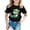 Black, variant on YUEHUA Girls Graphic Tees Size 10 Girls Summer Short Sleeve T Shirt Cute Animal Print Casual Loose Fit Tee for Kids Comfortable Daily Wear Top for Spring and Summer, Size 6-7 Years