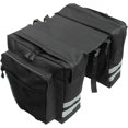 thumbnail image 1 of Bike Rear Rack Storage Bag Waterproof Reflective Bike Saddle Storage Bag Long (Black) One Size, 1 of 5