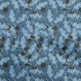 thumbnail image 1 of oneOone Cotton Poplin Baby Blue Fabric Leaves Dress Material Fabric Print Fabric By The Yard 56 Inch Wide, 1 of 5