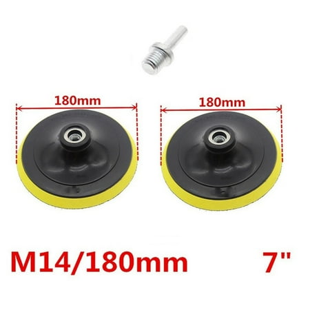 

BCLONG 3/4/5/6/7Inch Backing Pad Disc Hook And Loop Sander Angle Grinder M10/M14