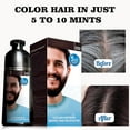 thumbnail image 6 of Black Hair Color Shampoo for Men's Mustache & Beard – Gel, Permanent, 5-Minute Color Dye, Long-Lasting, Suitable for Black Hair, 200ML, 6 of 7