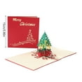 thumbnail image 2 of SIfdSeng Carte de Vœux de Noël Amitié Facile à Plier et à Utiliser comme Carte Diy Inscriptible, 2 of 5
