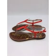 thumbnail image 4 of Sam Edelman Women's Gigi Thong Sandal Flats- Blood Orange, US 6.5M, 4 of 9