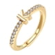 thumbnail image 5 of Anillo de plata de ley S925 con microincrustaciones de letras europeas y americanas, anillo de circonita con 26 letras en inglés, apertura ajustable, 5 of 5