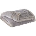 thumbnail image 1 of Ashley Raegan Fausse Fourrure Jeter Couverture en Gris et Beige, 1 of 1