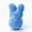 10" Blue, variant on Guvpev Easter Bunny Peep 10" Plush Collectible, Soft & Huggable Bunny Stuffed Animal Easter Decorations Doll, Easter Basket Stuffers Gifts for Boys & Girls