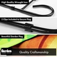 thumbnail image 3 of G128 2Sets: 36"x16" Garden Flag Stand Black & 12"x18" Garden Flag Happy Thanksgiving Pumpkin, 3 of 9