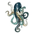 thumbnail image 2 of Bamboo Source Reef Collection Blue Capiz Octopus Wall Decor 15 inch Sea Animal, 2 of 3