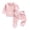 Pink, variant on KYAIGUO 3-24M Newborn Girls 2PCS Clothes Sweatshirt Outfit for Infant Crewneck Top Pants Set 2 PCS Outfit Long Sleeve Casual Clothing
