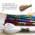 thumbnail image 4 of Yuarrent Hilo de cableado de punto de cruz, fibra de poliéster hecha a mano, no es fácil de desvanecer, línea de bordado, cadena de lingotes, Artesanía Color OroE301 Yuarrent HA059818-09, 4 of 6