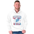 thumbnail image 3 of Hefty Smurf American Muscle USA Hoodie Sweatshirt Women Men Brisco Brands S, 3 of 6