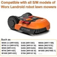 thumbnail image 5 of Pointes de Roue de Tondeuse en Acier Inoxydable de Remplacement pour Worx Landroid S/M, 5 of 5