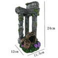 thumbnail image 7 of SPRING PARK Aquarium Decoration Resin Craft Antique Relic Pillar View Fish Tank Landscape Rock Hiding Cave Ornament, 7 of 7