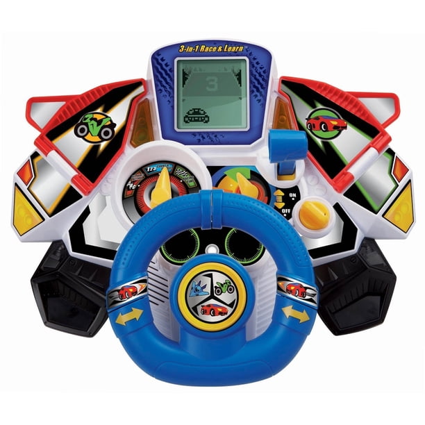Toy VTech 3 en 1 Race and Learn Blue con sonido para niños